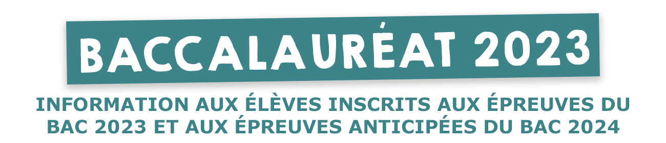 Lire la suite à propos de l’article Bac 2023 – Listes à présenter